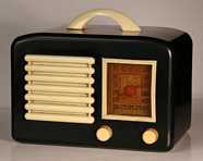 General Television 5A5 Black Bakelite Radio (1947)