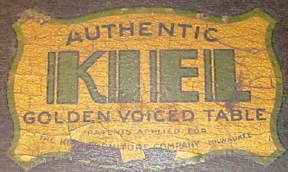 Golden Voiced Table Authenticity Label