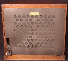 Philco 16RX Remote Speaker Rear View - Screen Attached (1933)