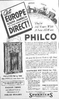 Philco 16X ad (May 1934) - click to enlarge